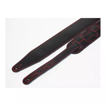 Leather 21 Ремень для гитары, кожаный, черный, Fidel, FL60046L21L