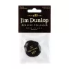 Black Teardrop Медиаторы, 12шт, капля, тонкие, Dunlop, 485P03TH