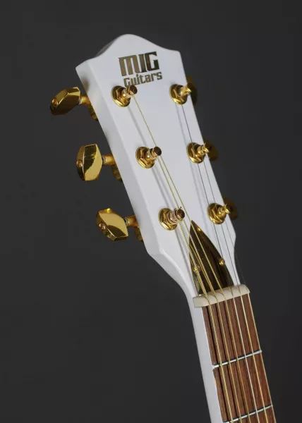 SG1 Сайлент-гитара, белая, MIG Guitars, SG1WH23  рис.2 