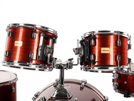 Барабанная установка, красная, LDrums, 5001012