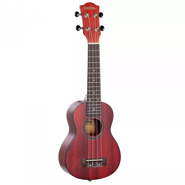 Mahogany Series Укулеле сопрано, с чехлом, красный, Cascha, HH-2263  рис.2 