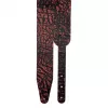 Leather Ремень для гитары, кожаный, розовый фламинго, Fidel, FL50006L