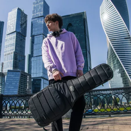 Electro Casual Plus Чехол для электрогитары, черный, BAG&music, BM1172