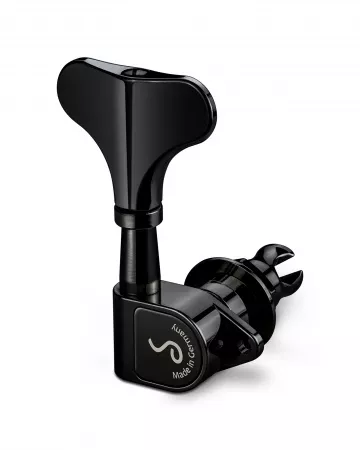 M4 90 Light Комплект колковой механики для бас гитары 2+2, черный хром, Schaller, 10540403.22.70