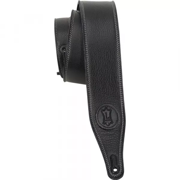 Signature Series Ремень для гитары, кожаный, черный, Levy's, M17SS-BLK  рис.2 