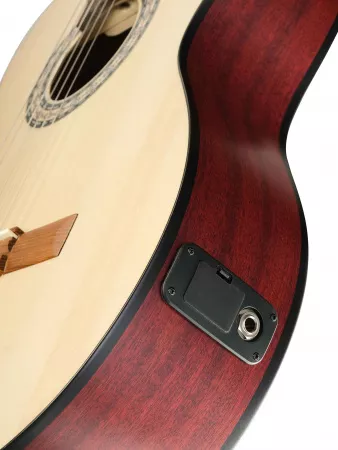 LAG1C Классическая гитара со звукоснимателем, MIG Guitars, LAG1C-SAM24
