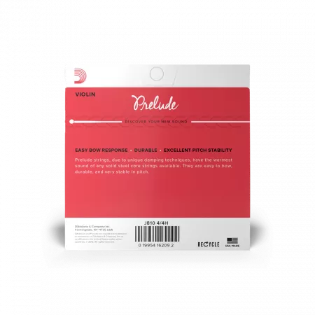 PRELUDE Комплект струн для скрипки D`Addario, J810-4/4H