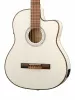 Family Series Pro Классическая гитара со звукоснимателем, размер 4/4, белая, Ortega, RCE145WH