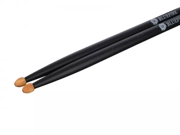 Colored Series Bluefire 7A BLACK Барабанные палочки, орех гикори, черные, HUN, 10104007  рис.2 