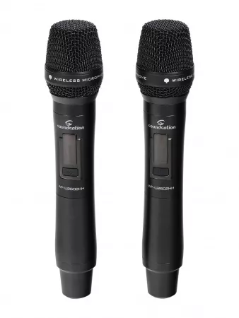 Беспроводная микрофонная система, 2 ручных передатчика, Soundsation, WF-U2602HH