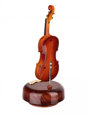 Музыкальная шкатулка "Скрипка", пластик, Rin, M-M10