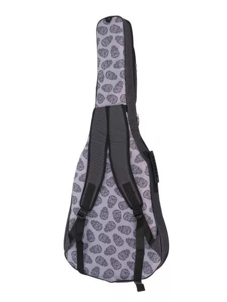 Чехол для классической  гитары, MEZZO, MZ-ChGC-3skull2/grey  рис.2 