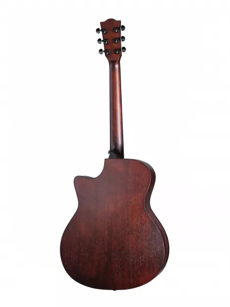 Гитара акустическая, с вырезом, коричневая, Foix, ZA-83CM-BR  рис.2 