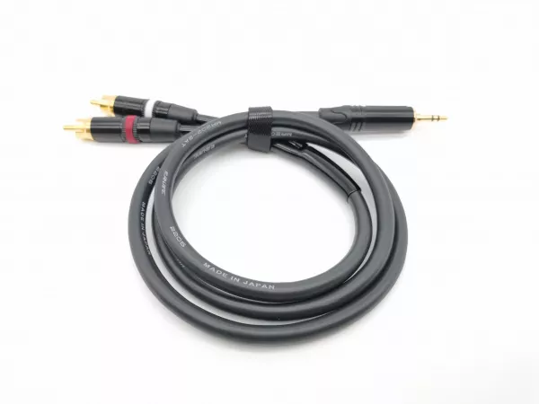 Кабель аудио 3.5мм-2хRCA, 2м, ZZcable, E51-3,5-2RCA-0200-0  рис.2 
