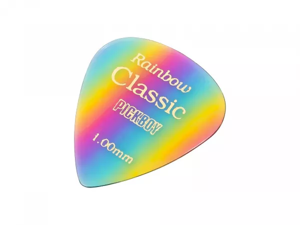 Celluloid Vintage Classic Rainbow Медиаторы 50шт, толщина 1.0мм, Pickboy, GP-21/100  рис.2 