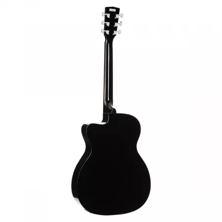 Luce Series Электро-акустическая гитара, черная, Cort, L60CE-BK
