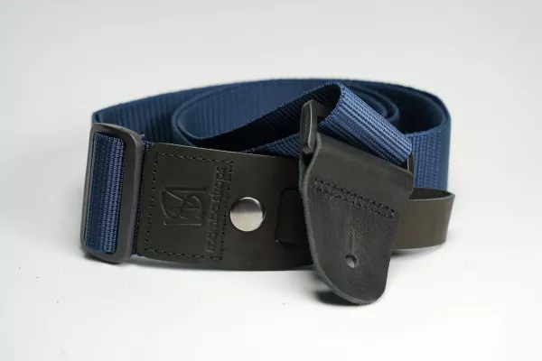 Ремень для гитары, нейлоновый, темно-синий, Mamba straps, MB5072-022  рис.2 