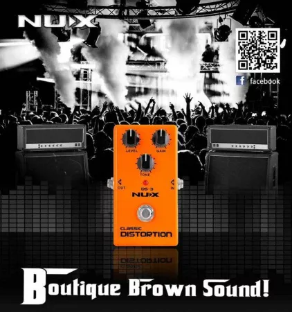 DS-3 Classic Distortion Педаль эффекта, Nux