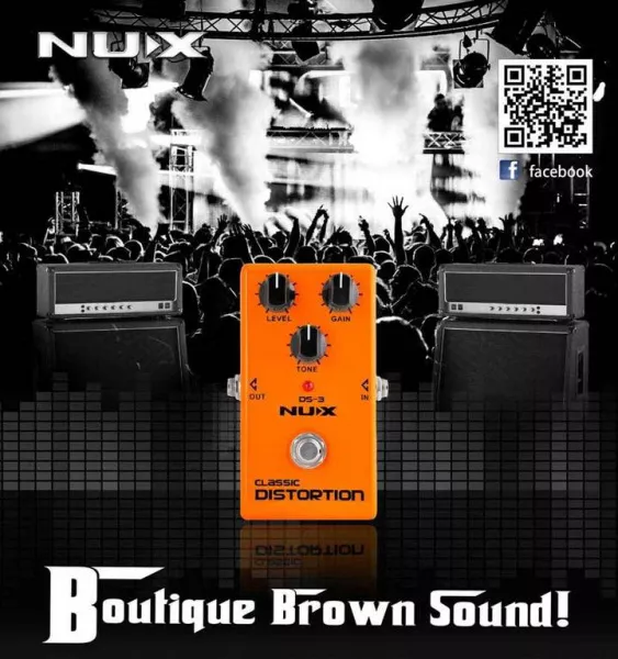DS-3 Classic Distortion Педаль эффекта, Nux