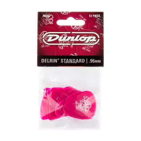 Delrin 500 Медиаторы, 12шт, толщина 0,96мм, Dunlop, 41P.96