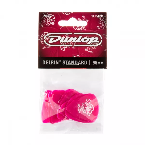 Delrin 500 Медиаторы, 12шт, толщина 0,96мм, Dunlop, 41P.96  рис.2 