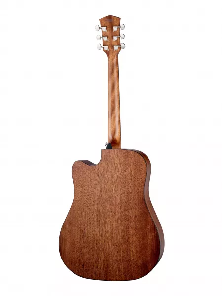 Pure Series Электро-акустическая гитара, с вырезом, с чехлом, Cort, PURE-DCMF-NS-WBAG  рис.2 