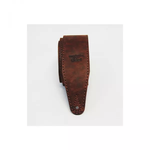 Leather 21 Ремень для гитары, кожаный, терракота, Fidel, FL60039L21L  рис.2 