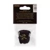Genuine Celluloid Медиаторы, 12шт, тонкие, черные, Dunlop, 483P03TH