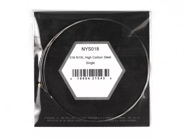 NYXL Отдельная струна для гитары, сталь, .018, D'Addario, NYS018  рис.2 