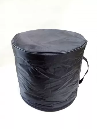 Барабан кавказский 10", цвет черный мрамор, с чехлом, MEZZO, MZ-B10bmk