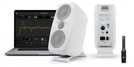 Студийный монитор, пара, 200Вт, микрофон ARC, белые, IK Multimedia, iLoud-MTM-MKII-Pair-WH