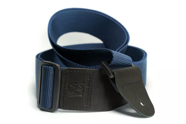 Ремень для гитары, нейлоновый, темно-синий, Mamba straps, MB5031-022  рис.2 