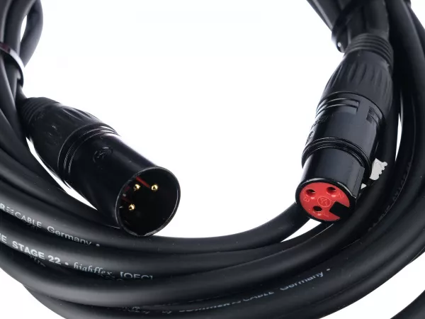 Кабель микрофонный 5м, ZZcable, E1-XLR-M-F-0500-0  рис.2 