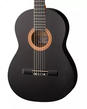Классическая гитара, черная, глянцевая, Presto, GC-BK20-G