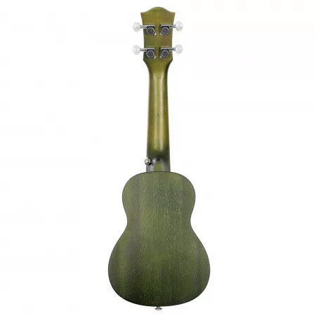 Mahogany Series Укулеле сопрано, с чехлом, зеленый, Cascha, HH-2265