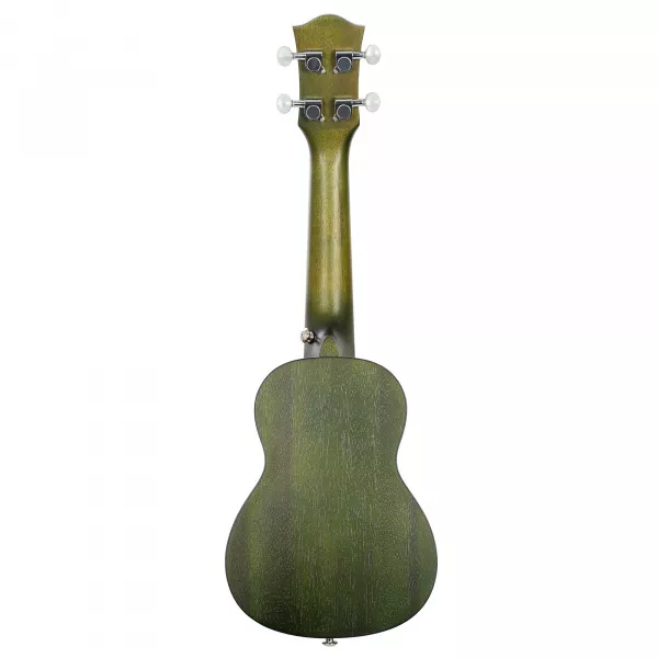 Mahogany Series Укулеле сопрано, с чехлом, зеленый, Cascha, HH-2265  рис.2 