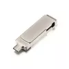 Флеш-накопитель MODERN 128GB USB3.0 Type-C (m) металл серый, GoPower, 00-00030046