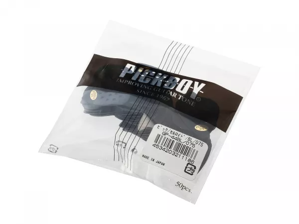 Celluloid Pos-A-Grip Медиаторы 50шт, толщина 0.75мм, Pickboy, GP-44BL/075  рис.2 
