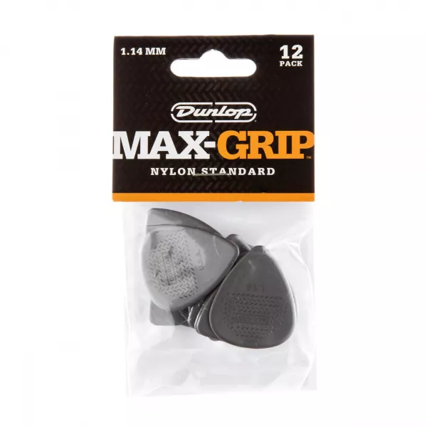 Max-Grip Nylon Standard Медиаторы 12шт, толщина 1,14мм, Dunlop, 449P1.14  рис.2 