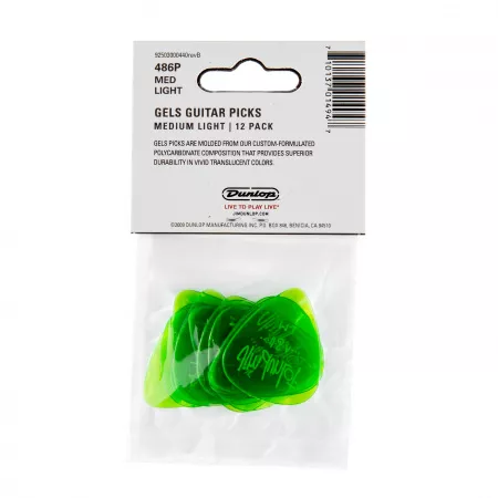 Gels Медиаторы 12шт, средне/тонкие, Dunlop, 486PML