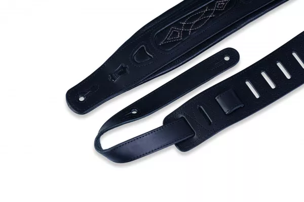 Heirloom Series Ремень для гитары, кожаный, черный, Levy's, PM31-BLK  рис.2 