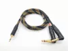 Кабель аудио 3.5-2х6.3мм, 1.25м, угловой, ZZcable, G47-3,5-2JR-0125-Z
