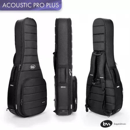 Acoustic Pro Plus Чехол для акустической гитары, черный, BAG&music, BM1142