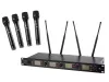 Беспроводная микрофонная система, 4 ручных передатчика, Laudio, LS-Q6-4M
