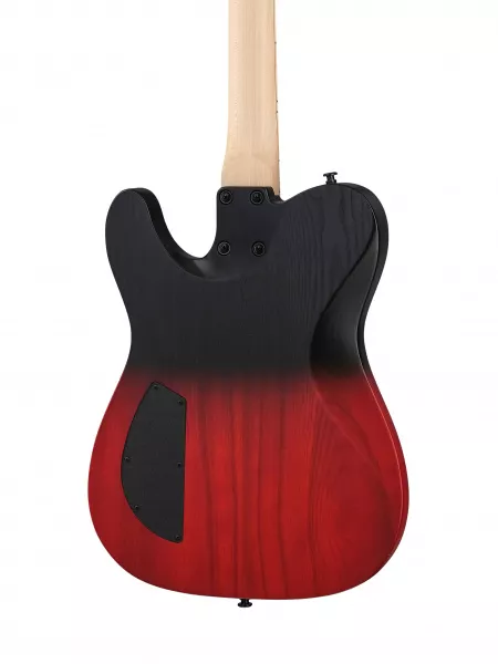 Электрогитара, красная/черная, Inspector, TT-3-red-black  рис.2 