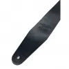 Leather Ремень для гитары, кожаный, черный матовый, Fidel, FL50003L