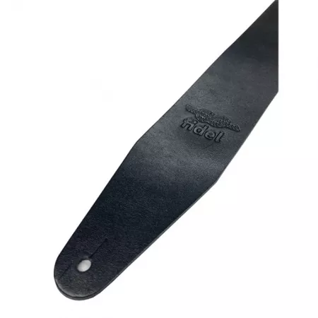 Leather Ремень для гитары, кожаный, черный матовый, Fidel, FL50003L