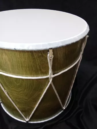 Барабан кавказский 12", лак оливковый, с чехлом, MEZZO, MZ-B12-olK