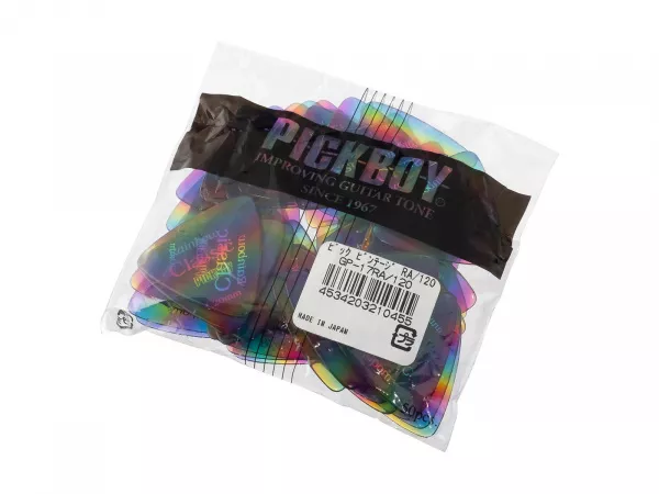 Celluloid Vintage Classic Rainbow Медиаторы 50шт, толщина 1.20мм, Pickboy, GP-17RA/120  рис.2 