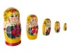 Матрешка традиционная 5 кукольная "Сударушка", Хохлома, LHM10108